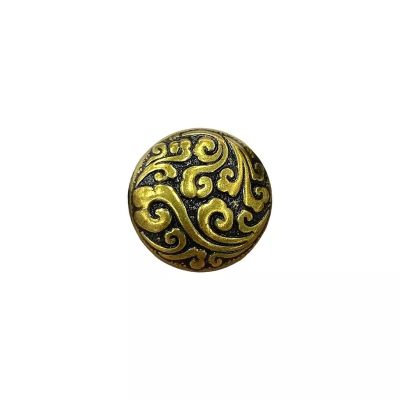 12-23mm Chinese Retro Gold Auspicious Cloud Metal Shank Buttons 20pcs Gold