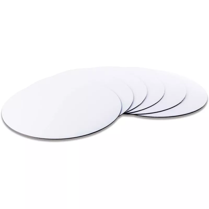 12 Inch Round Canvas Panel Board for Painting 6 Pack