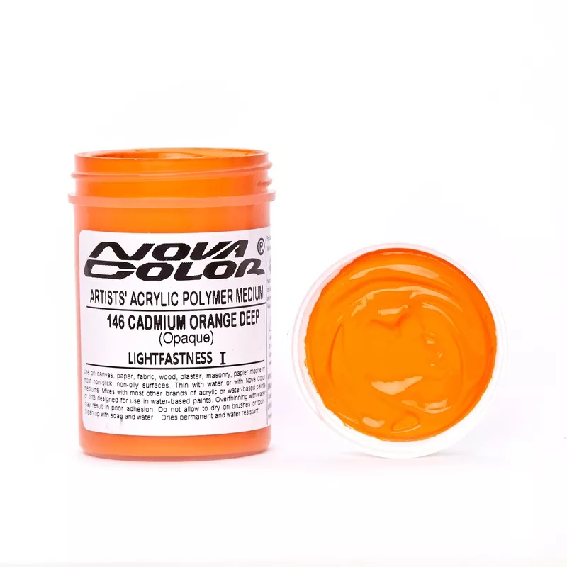 #146 Cadmium Orange Deep – Lightfastness: | ** – Opaque