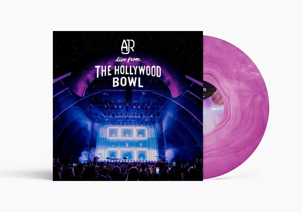 AJR - Live From The Hollywood Bowl LP (Translucent Galaxy Pink/White)