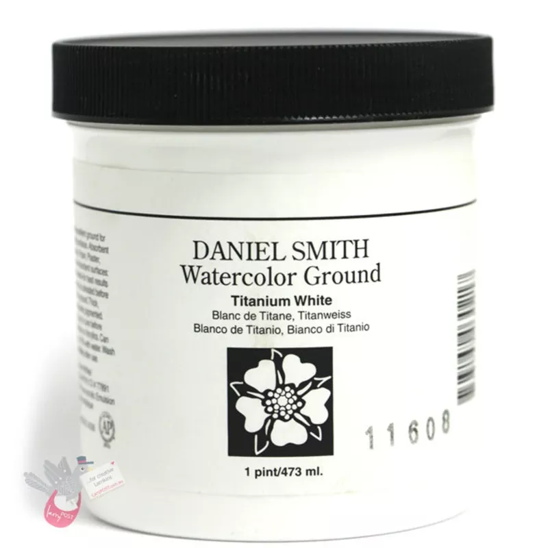 DANIEL SMITH Watercolour – Ground – Titanium White – 473mL