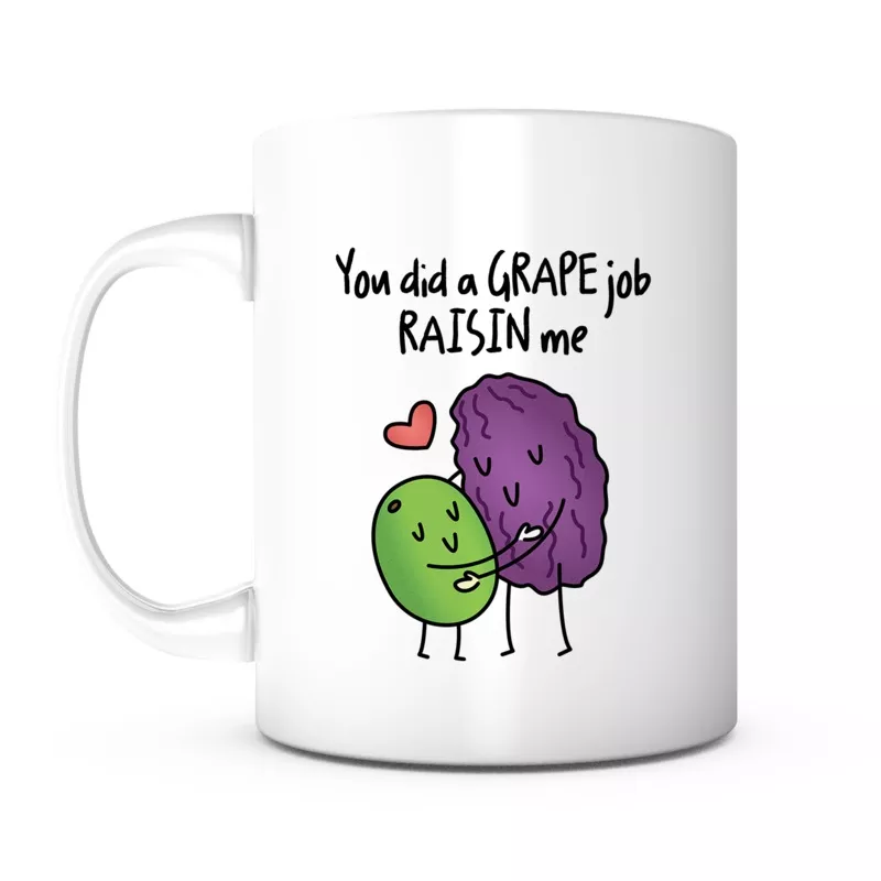 “Grape Job Raisin Me” Mug