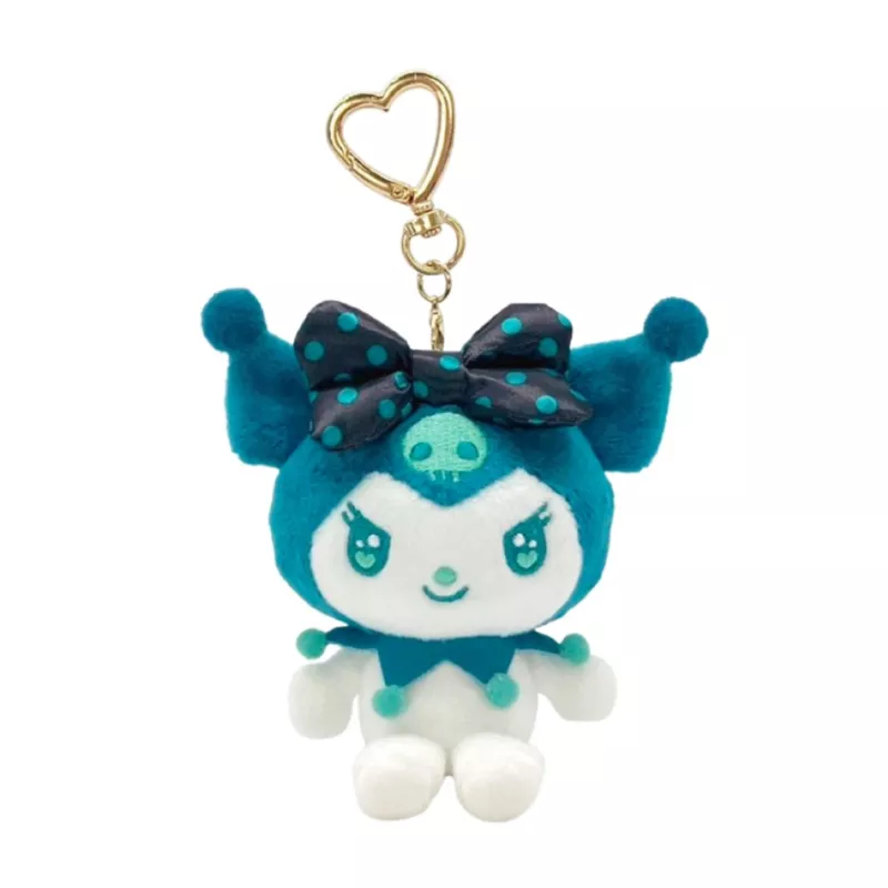 [JAPAN] Sanrio Character Kuromi Mascot Keyring [Green]