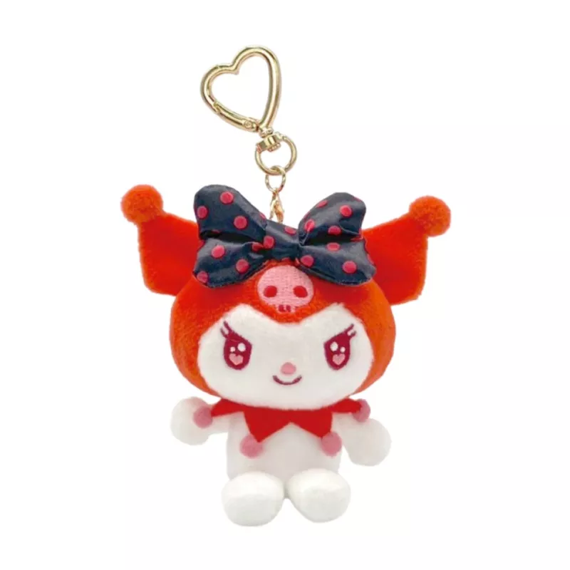 [JAPAN] Sanrio Character Kuromi Mascot Keyring [Red]