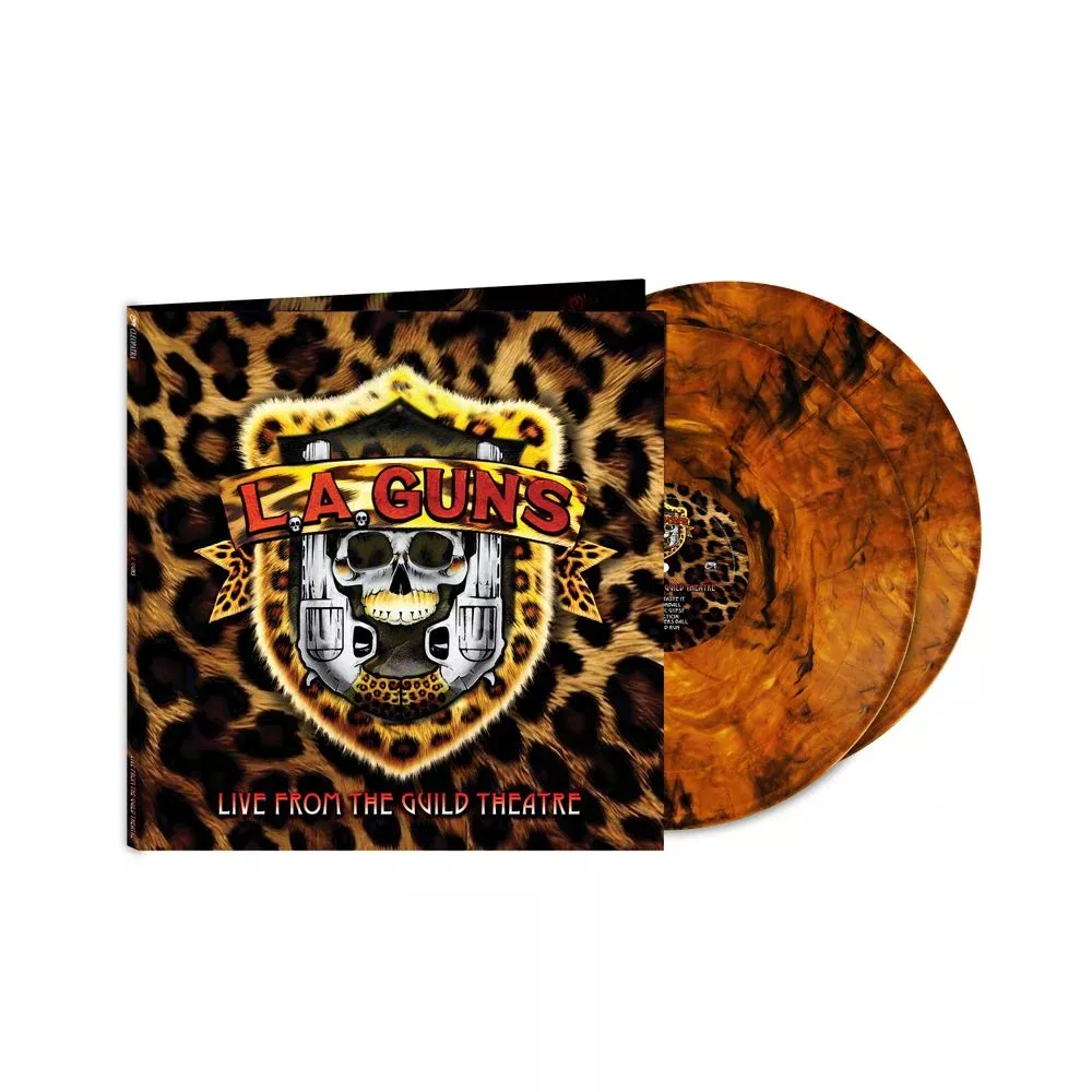 L.A. Guns - Live From The Guild Theatre LP (Gold/Brown/Yellow/Black Smoke)