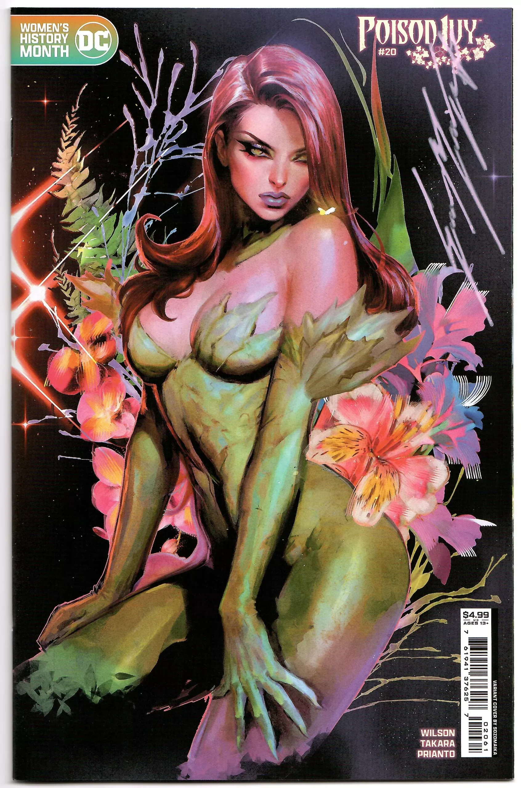 Poison Ivy #20 D SIGNED Sozomaika Womens History Month Variant (03/05/2024) Dc