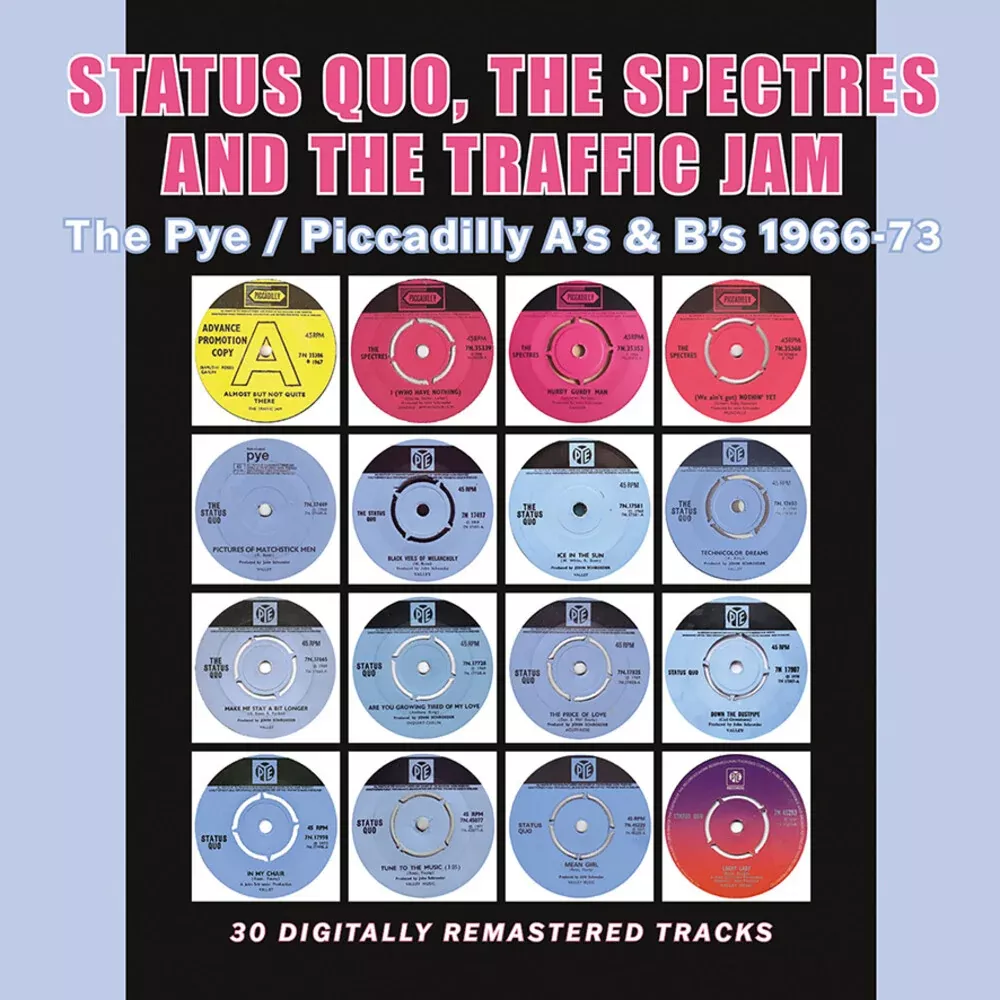 Status Quo - Status Quo / Traffic Jam / The Spectres / The Pye / Piccadilly A's & B's 1966-1973 CD (Preorder: Ships August 21, 2026)