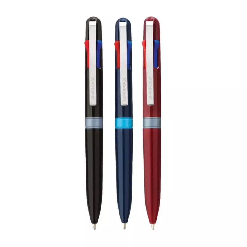Unomax 4Tron Ball Pen | Ink Colour - Blue, Black, Red and Green