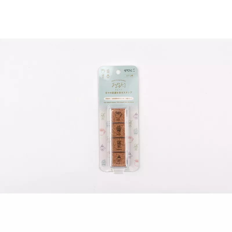 Yuru Log Paintable Stamp – Pre-Inked – Cafe