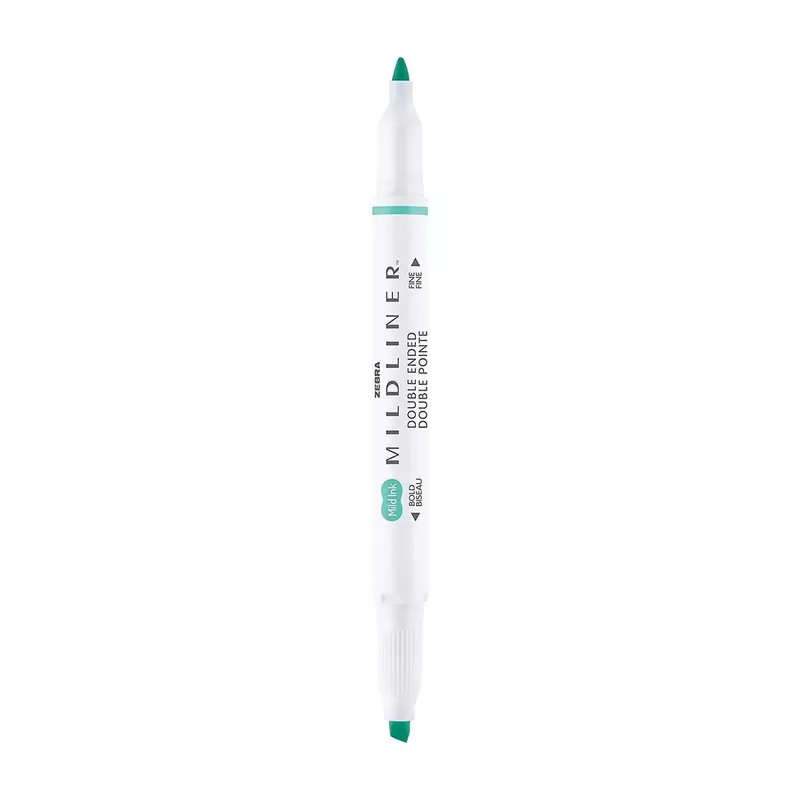 Zebra Mildliner Dual-Tipped Highlighter Blue