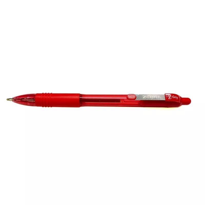 Zebra Z Grip Red Ink Pen 1.0 mm Medium Point Smooth Ink