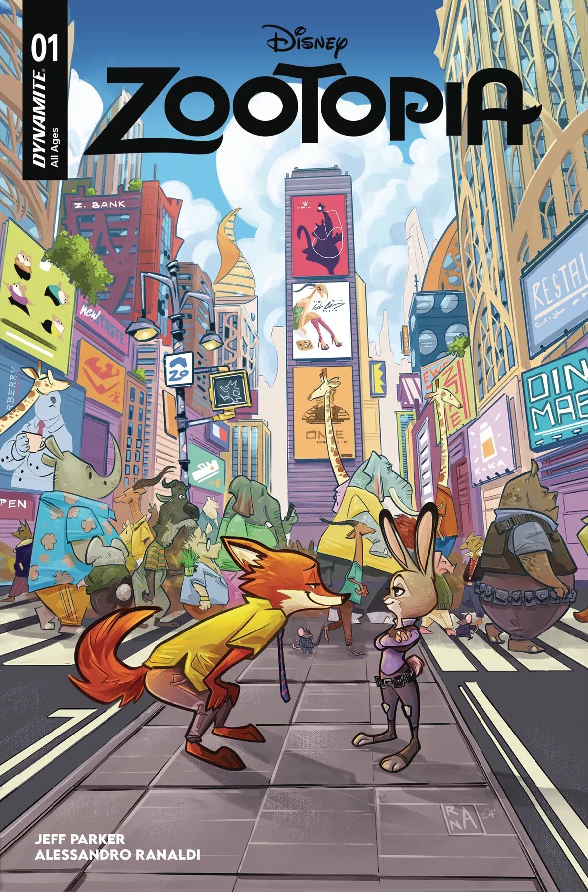 Zootopia #1 L 1:10 Alessandro Ranaldi Foil Variant (01/08/2025) Dynamite